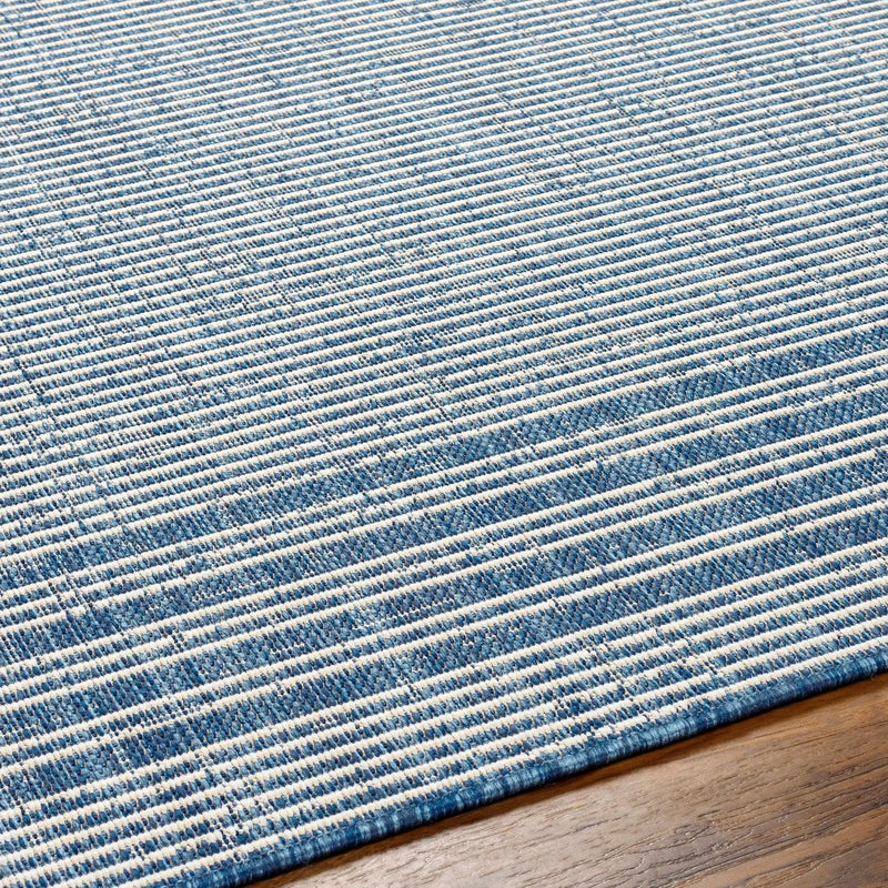 Eneco Blue Outdoor Area Rug - Clearance by Boutique Rugs