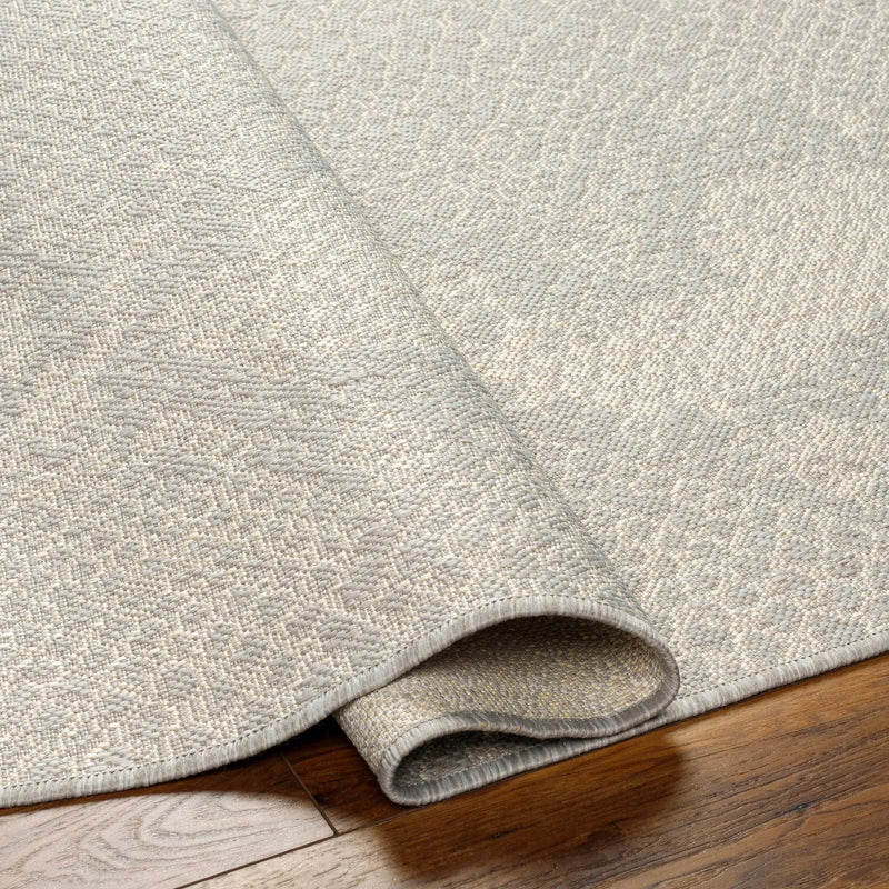 Estee Cream Snake-Patterned Outdoor Area Rug - Clearance by Boutique Rugs