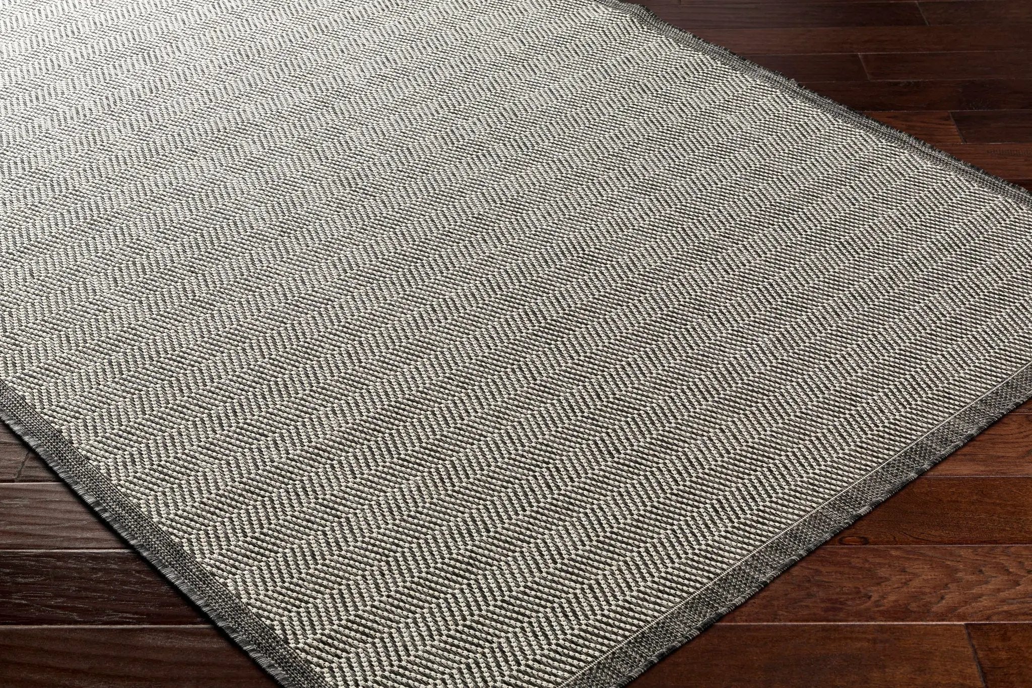 Genet Gray Outdoor Area Rug - Clearance by Boutique Rugs