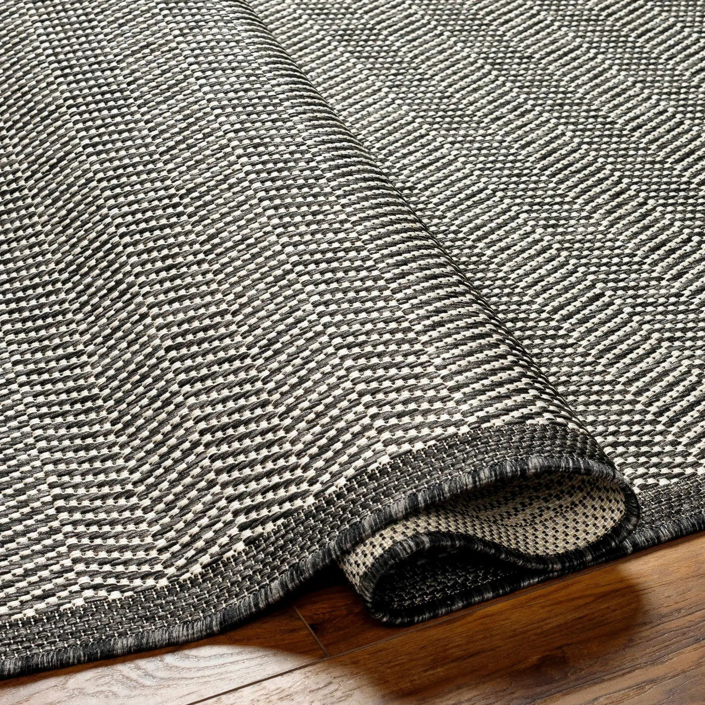 Genet Gray Outdoor Area Rug - Clearance by Boutique Rugs