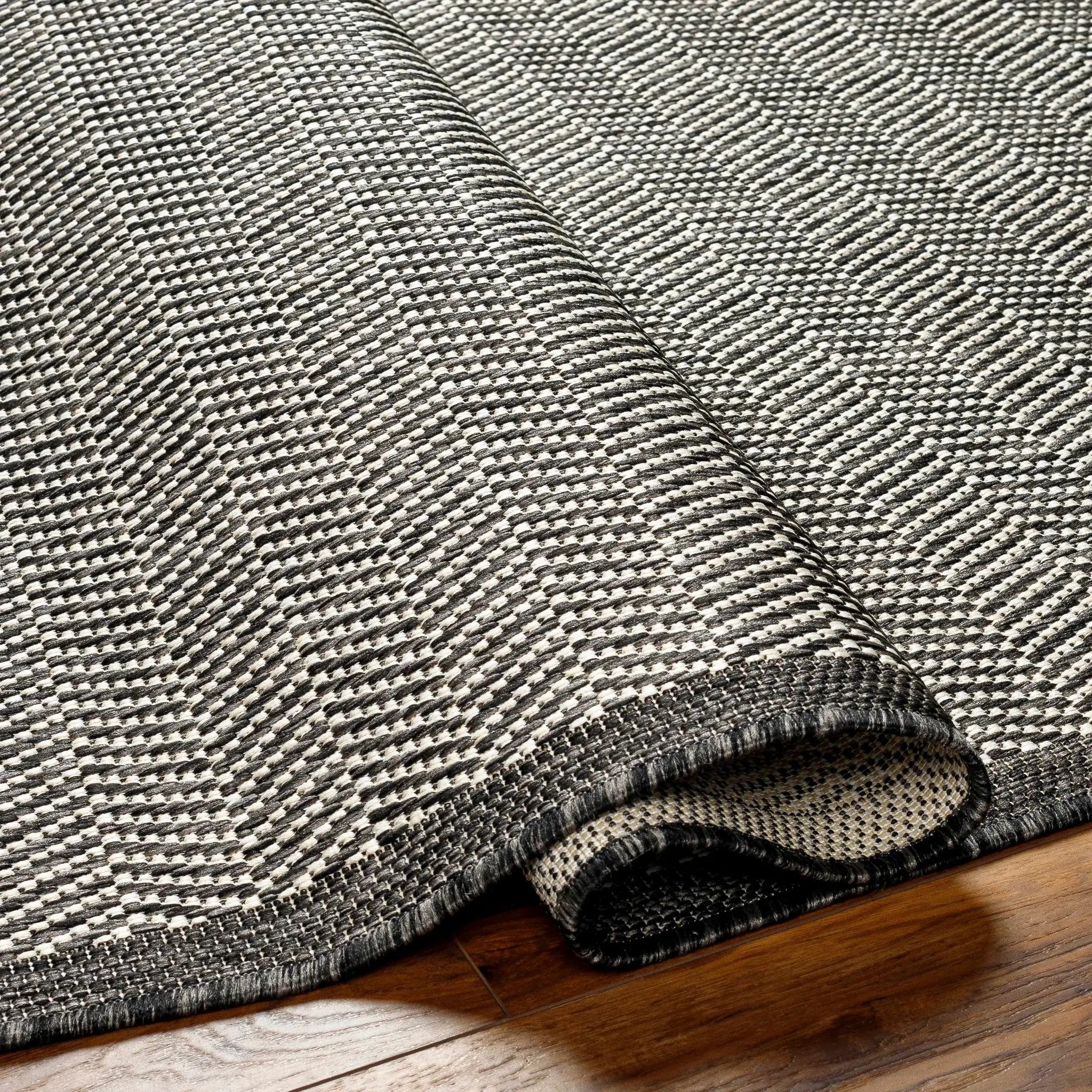 Genet Gray Outdoor Area Rug - Clearance by Boutique Rugs