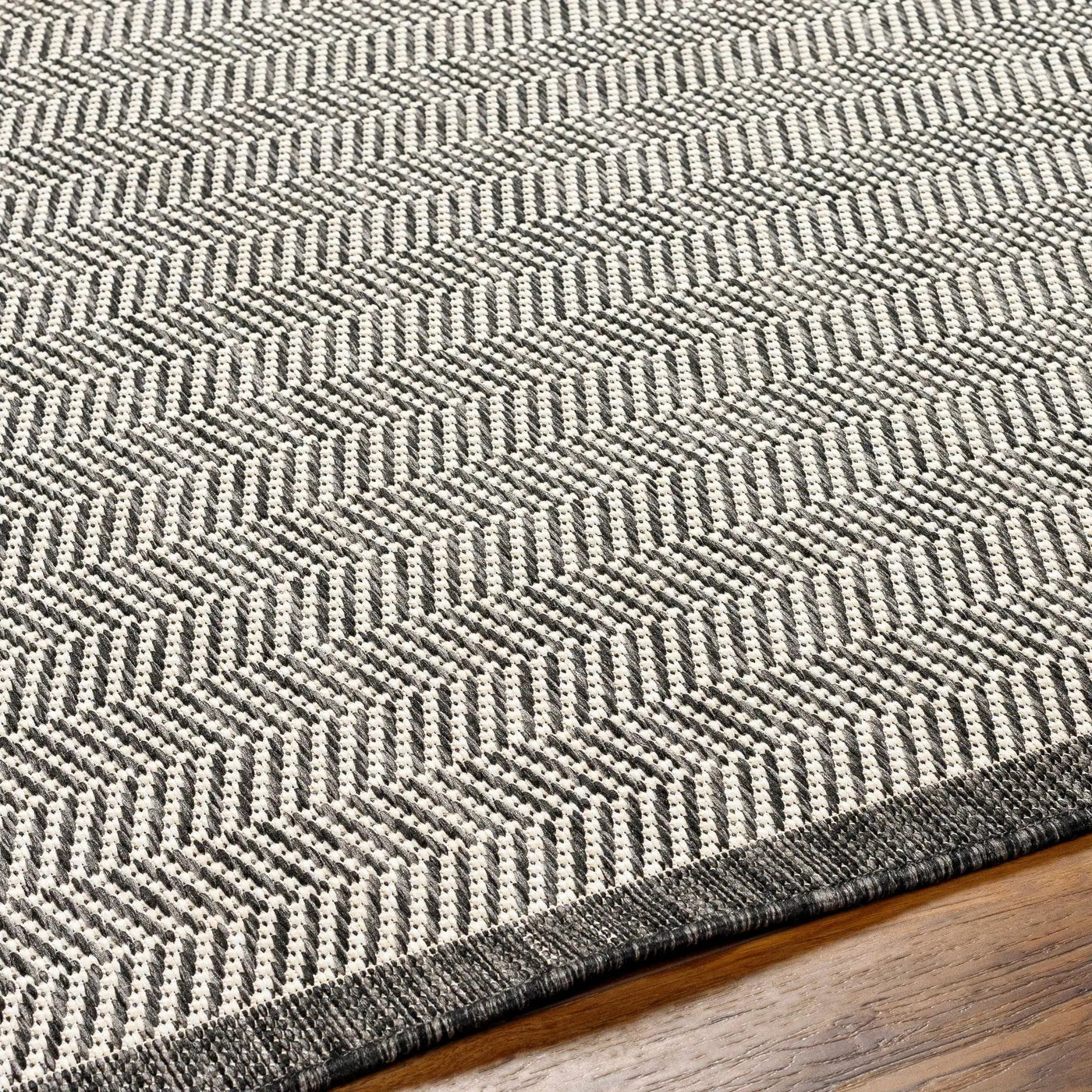 Genet Gray Outdoor Area Rug - Clearance by Boutique Rugs