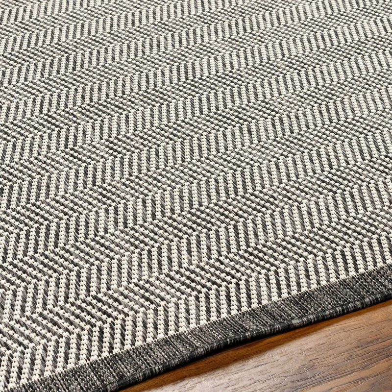 Genet Gray Outdoor Area Rug - Clearance by Boutique Rugs