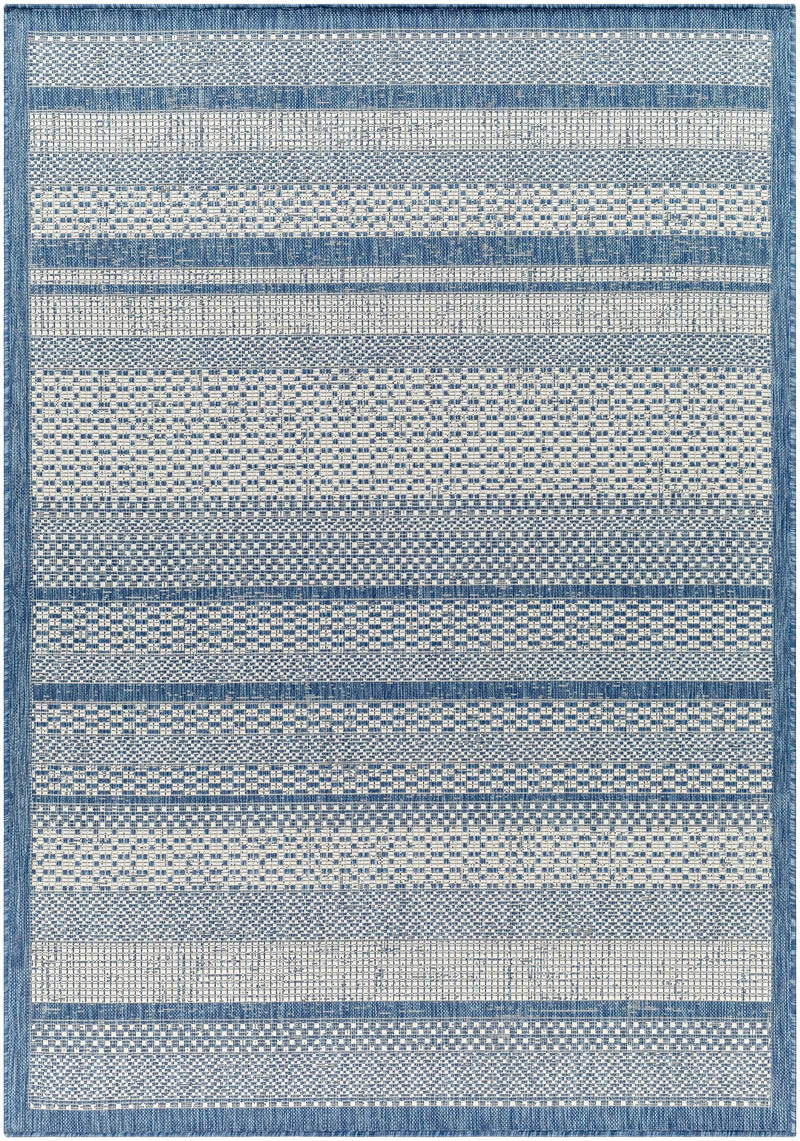Hessa Blue Outdoor Area Rug - Clearance by Boutique Rugs
