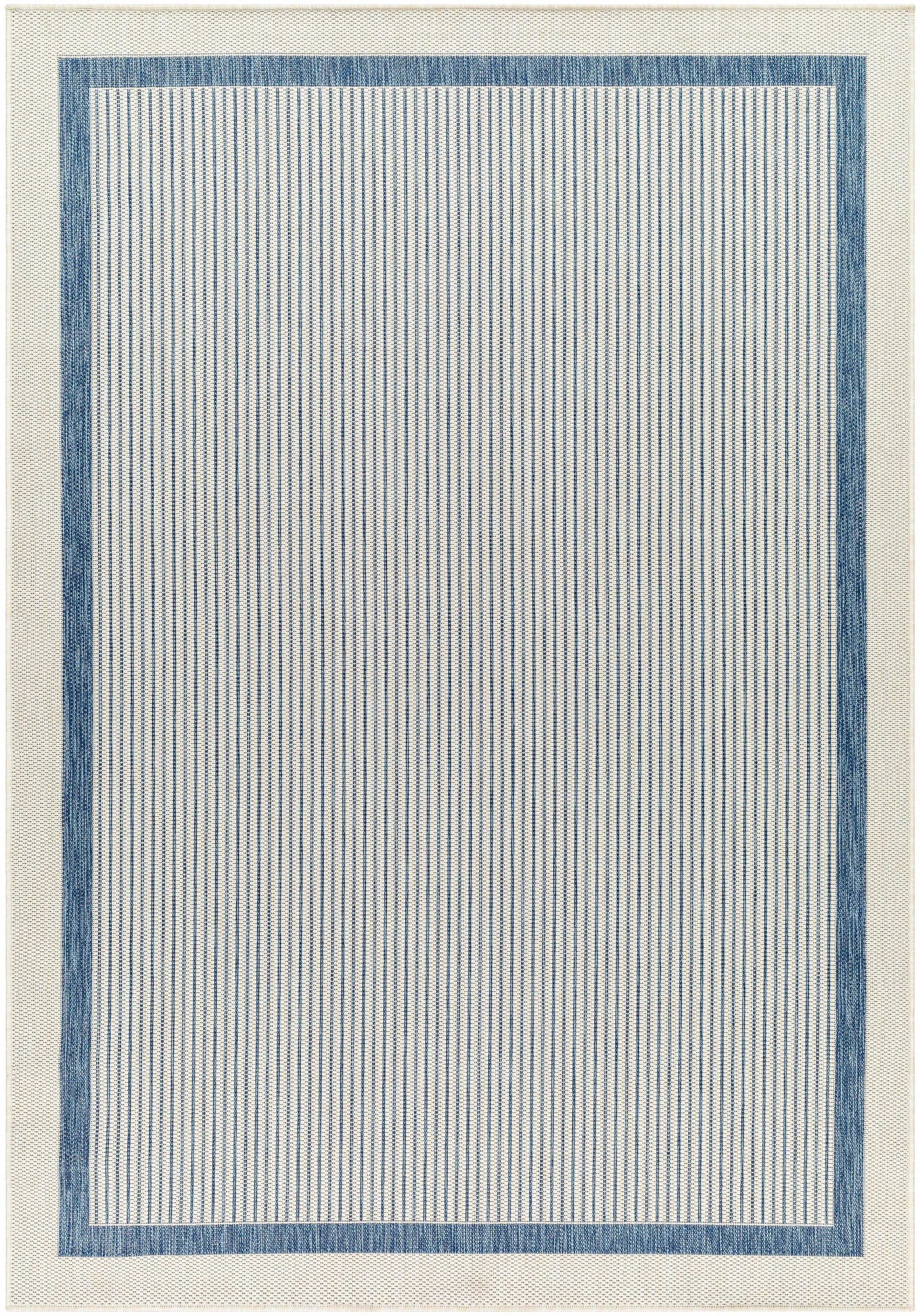 Hevel Blue Outdoor Area Rug - Clearance by Boutique Rugs