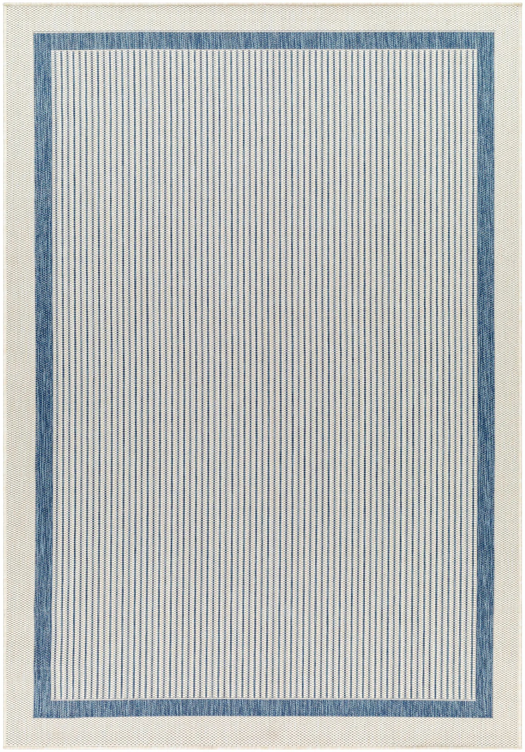 Hevel Blue Outdoor Area Rug - Clearance by Boutique Rugs