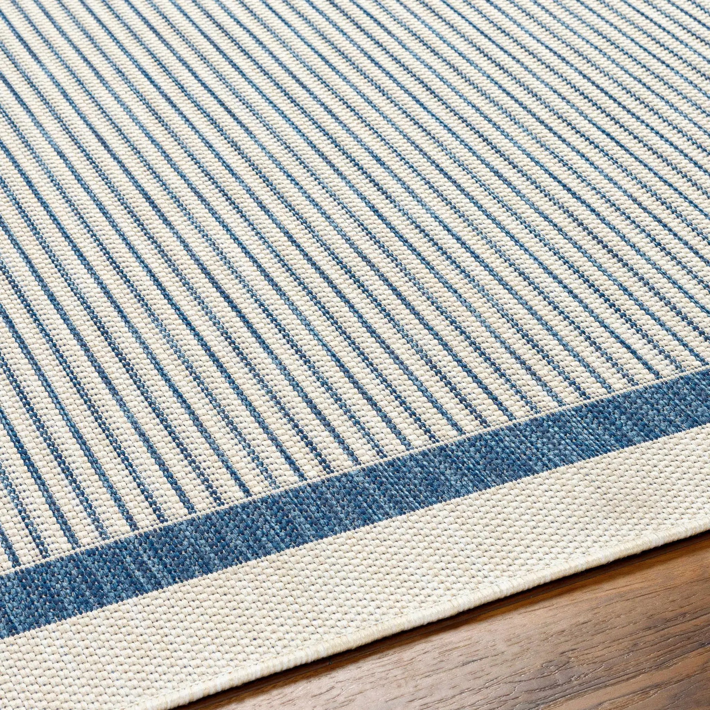 Hevel Blue Outdoor Area Rug - Clearance by Boutique Rugs
