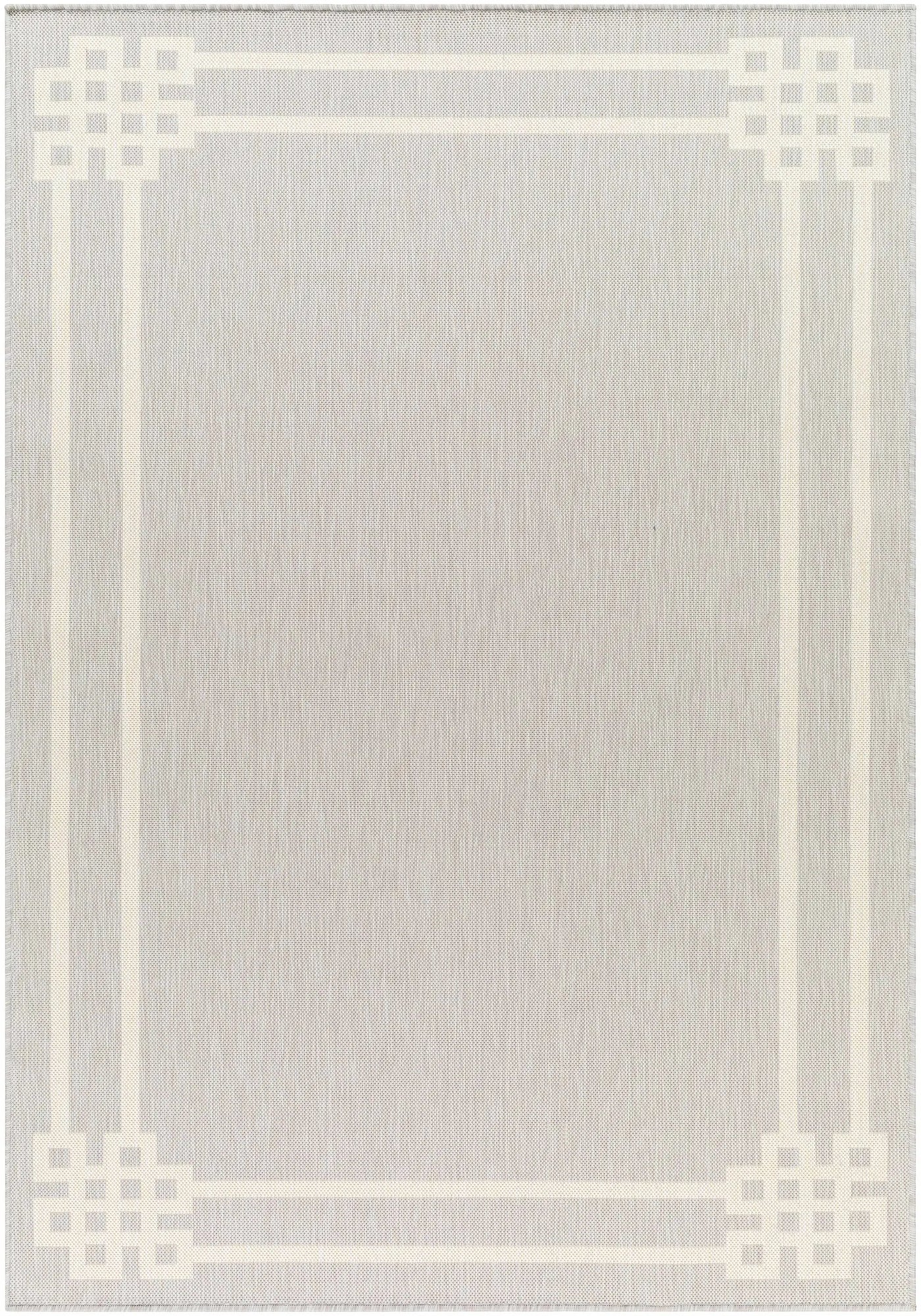 Ilori Light Gray Outdoor Area Rug - Clearance by Boutique Rugs