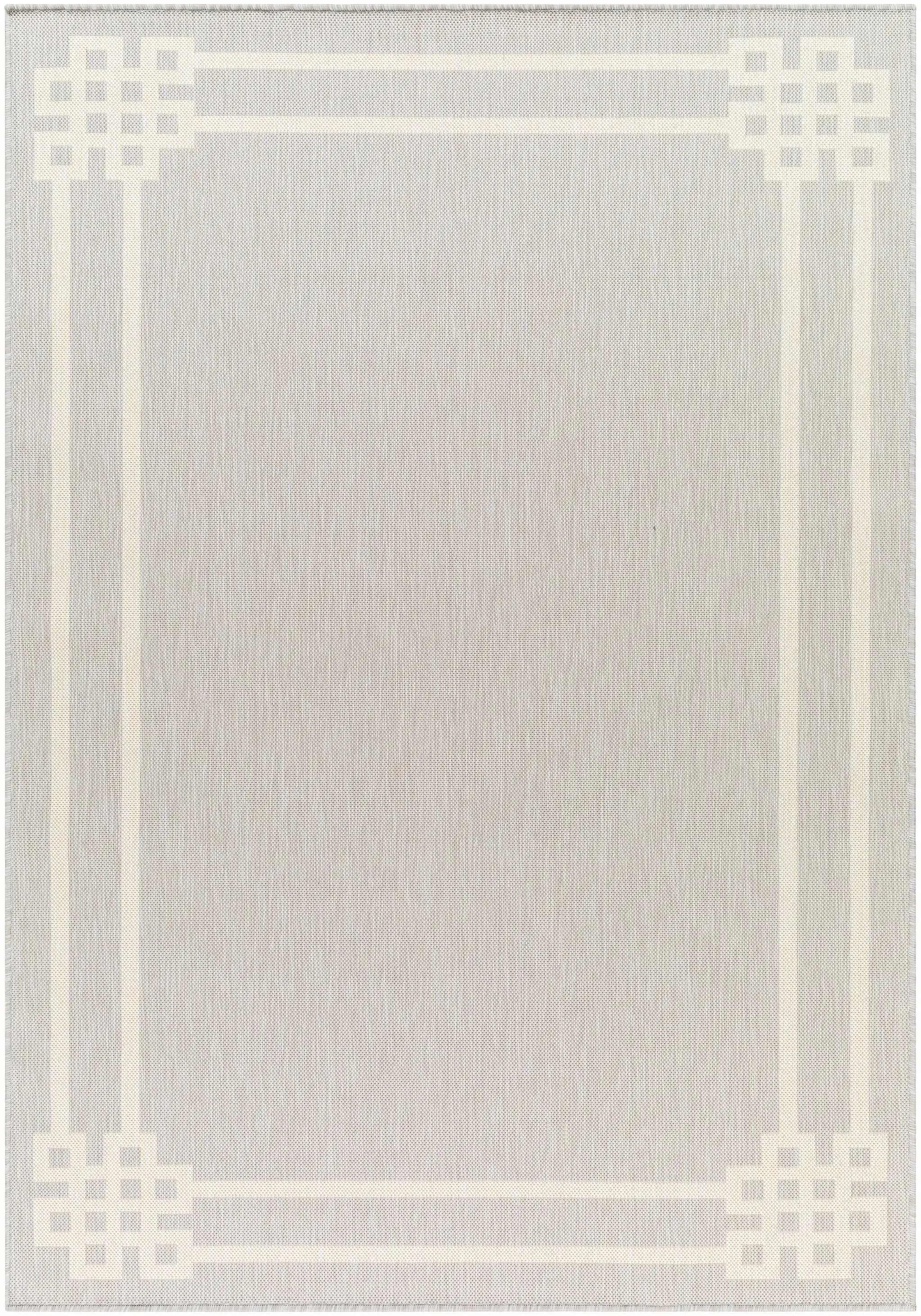 Ilori Light Gray Outdoor Area Rug - Clearance by Boutique Rugs