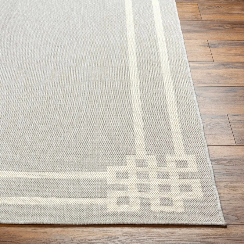 Ilori Light Gray Outdoor Area Rug - Clearance by Boutique Rugs