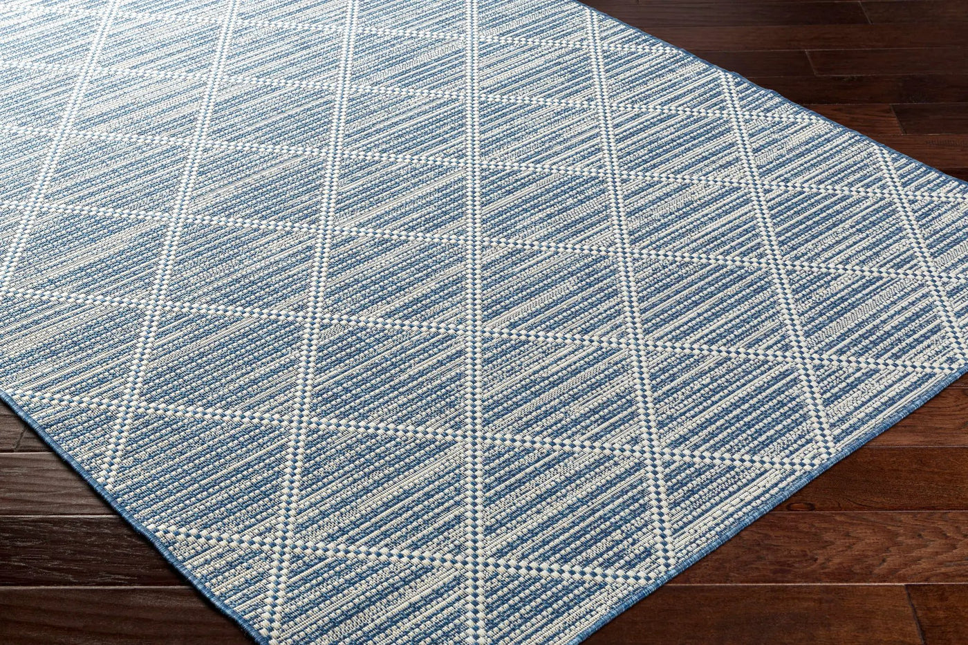 Ivora Blue Outdoor Area Rug - Clearance by Boutique Rugs