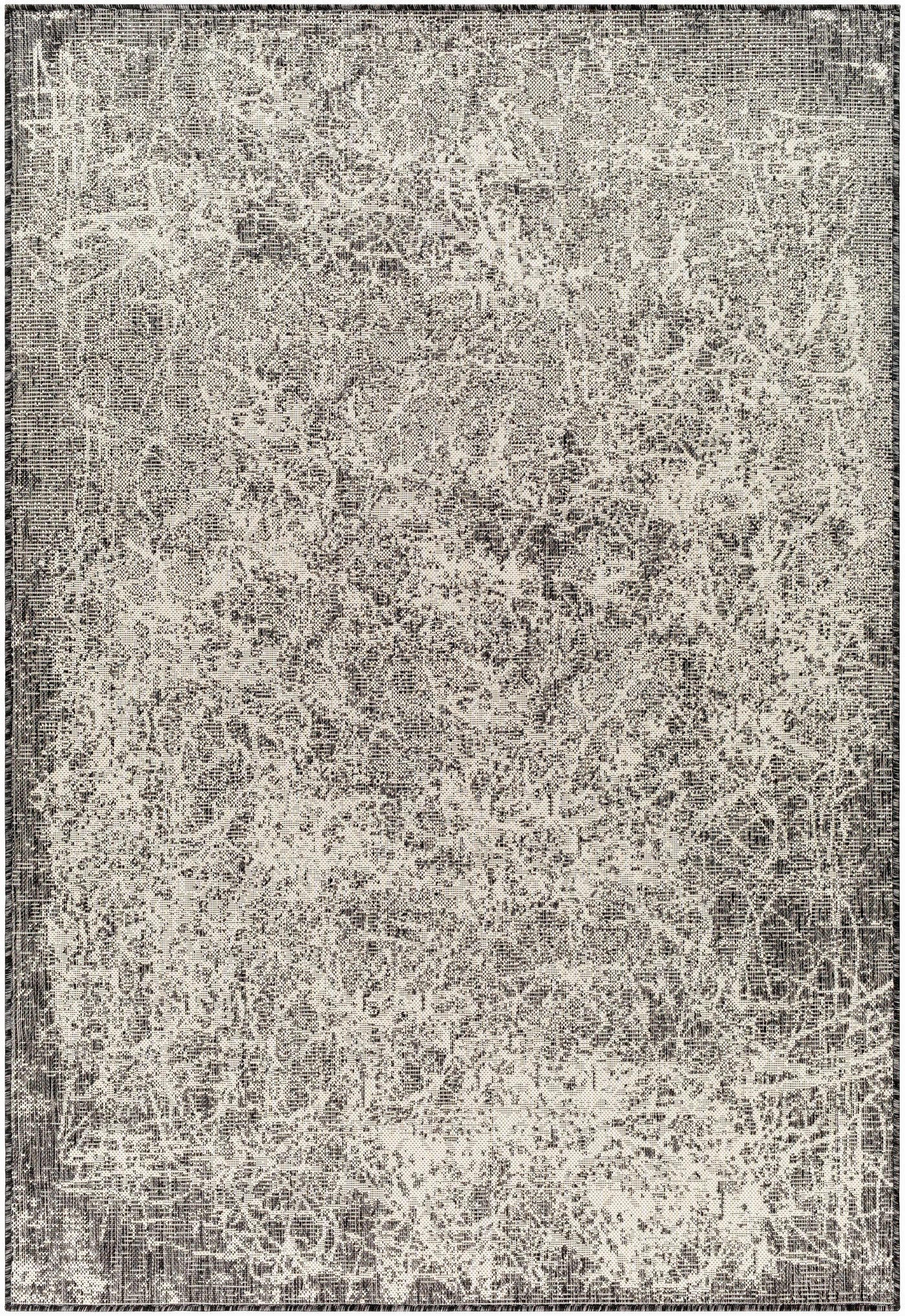 Katz Gray Outdoor Area Rug - Clearance by Boutique Rugs