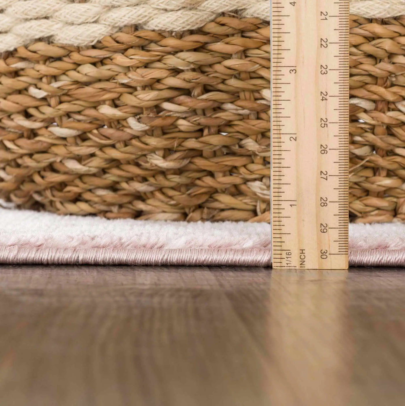 Kandos Blush & Light Pink Area Rug by Boutique Rugs