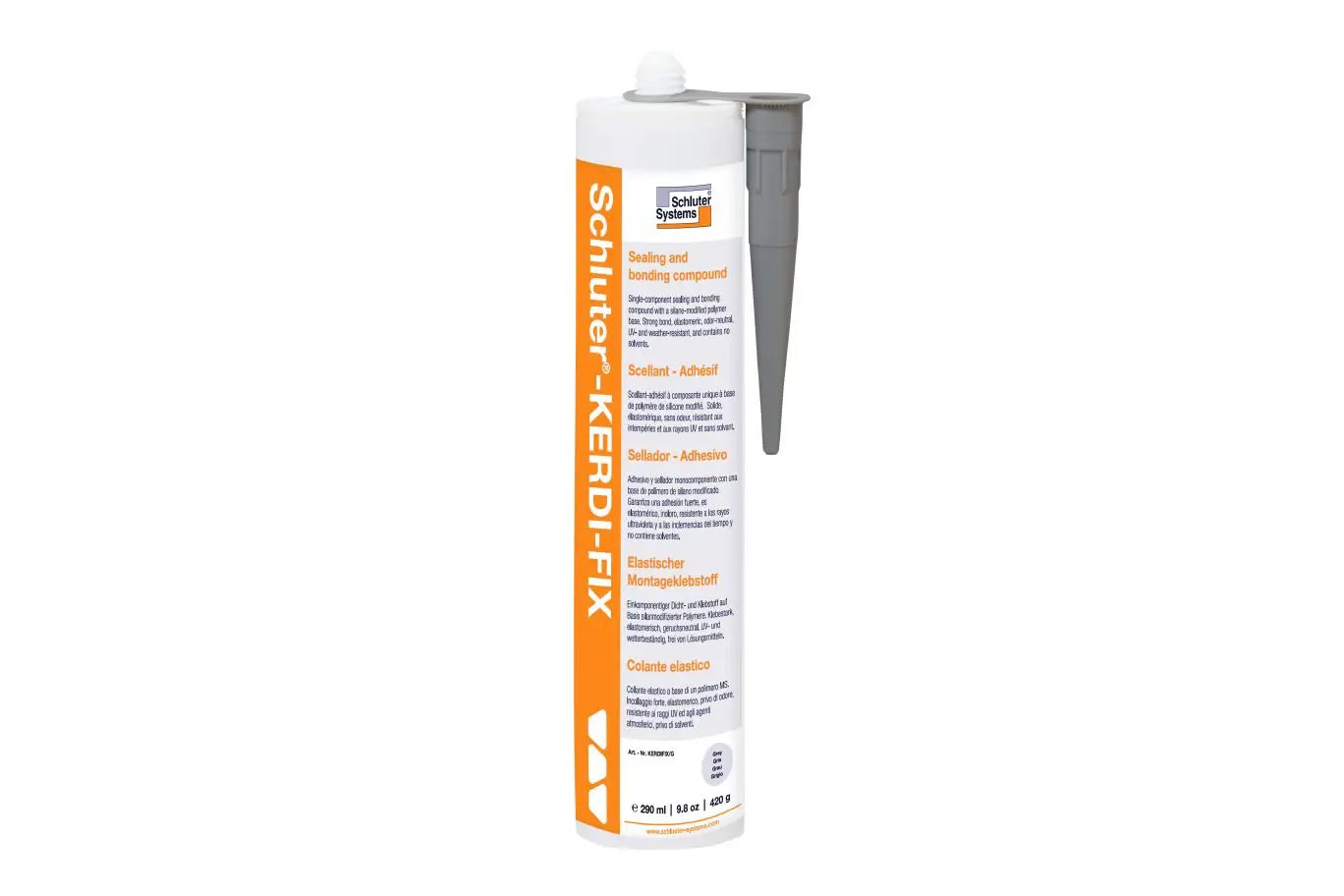 Schluter®-KERDI-FIX Single-Component Sealing and Bonding Compound Multipack by The Original Granite Bracket