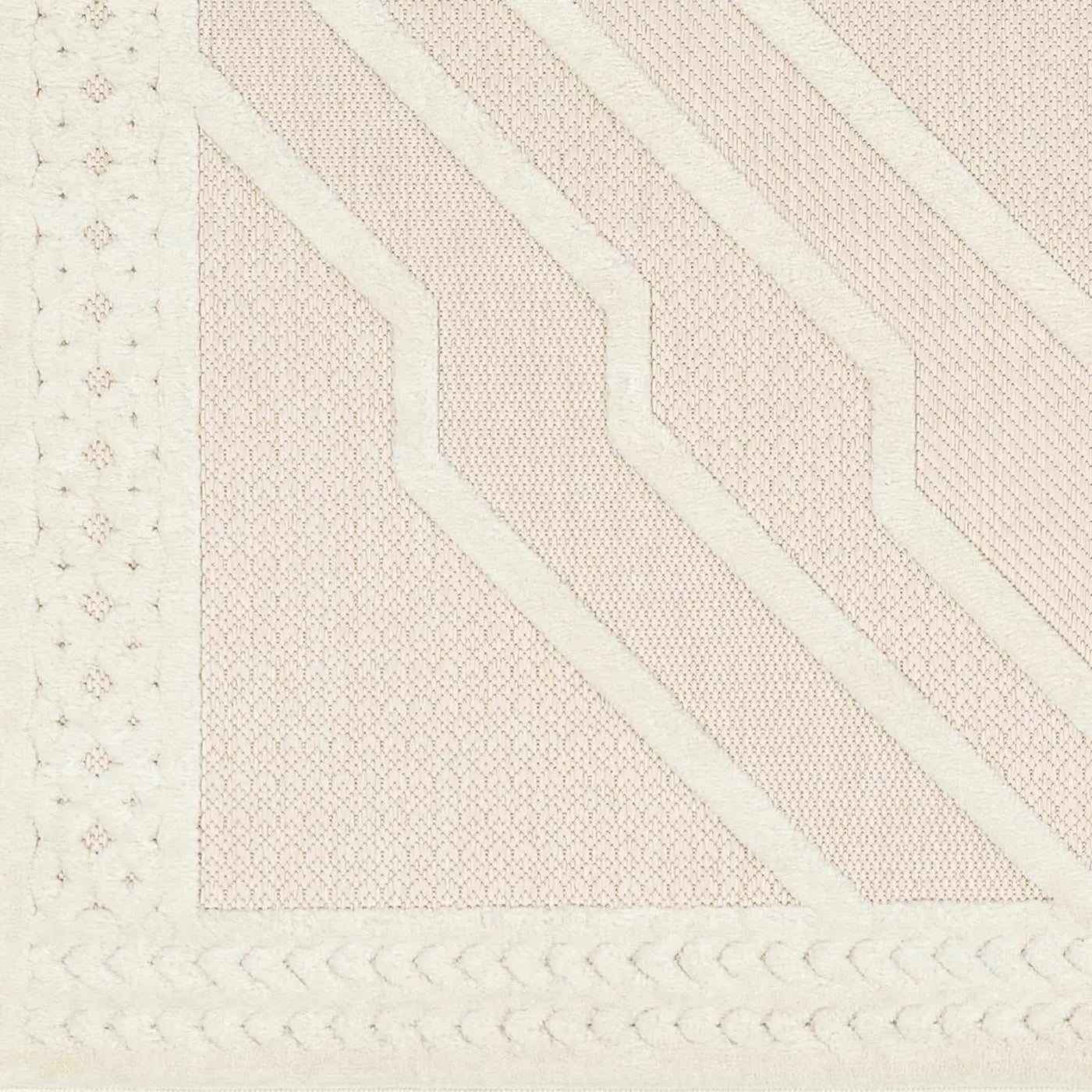 Anja Cream Outdoor Rug - Clearance by Boutique Rugs