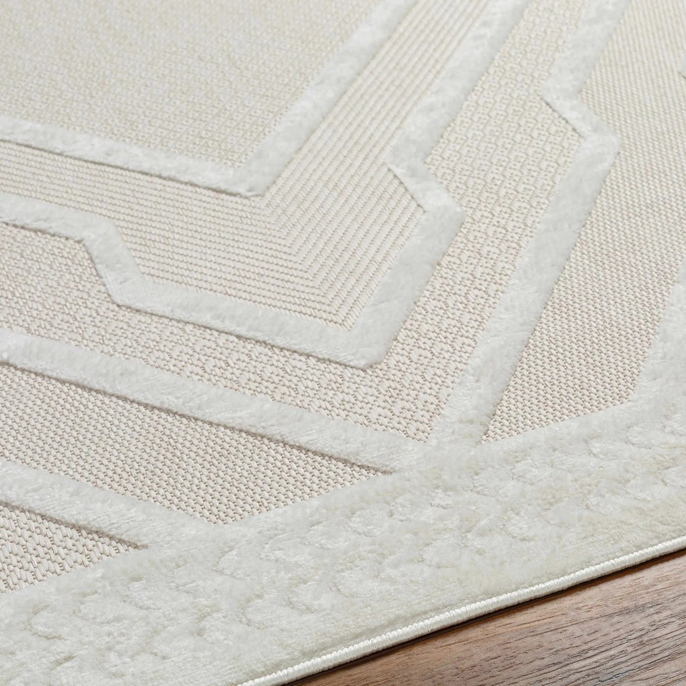 Anja Cream Outdoor Rug - Clearance by Boutique Rugs