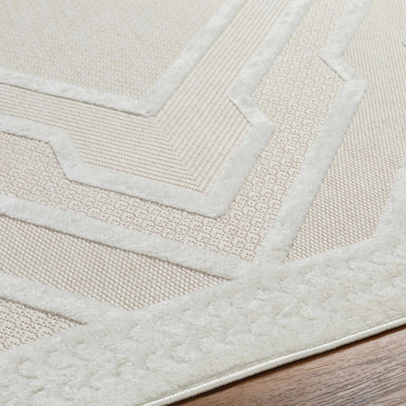 Anja Cream Outdoor Rug - Clearance by Boutique Rugs