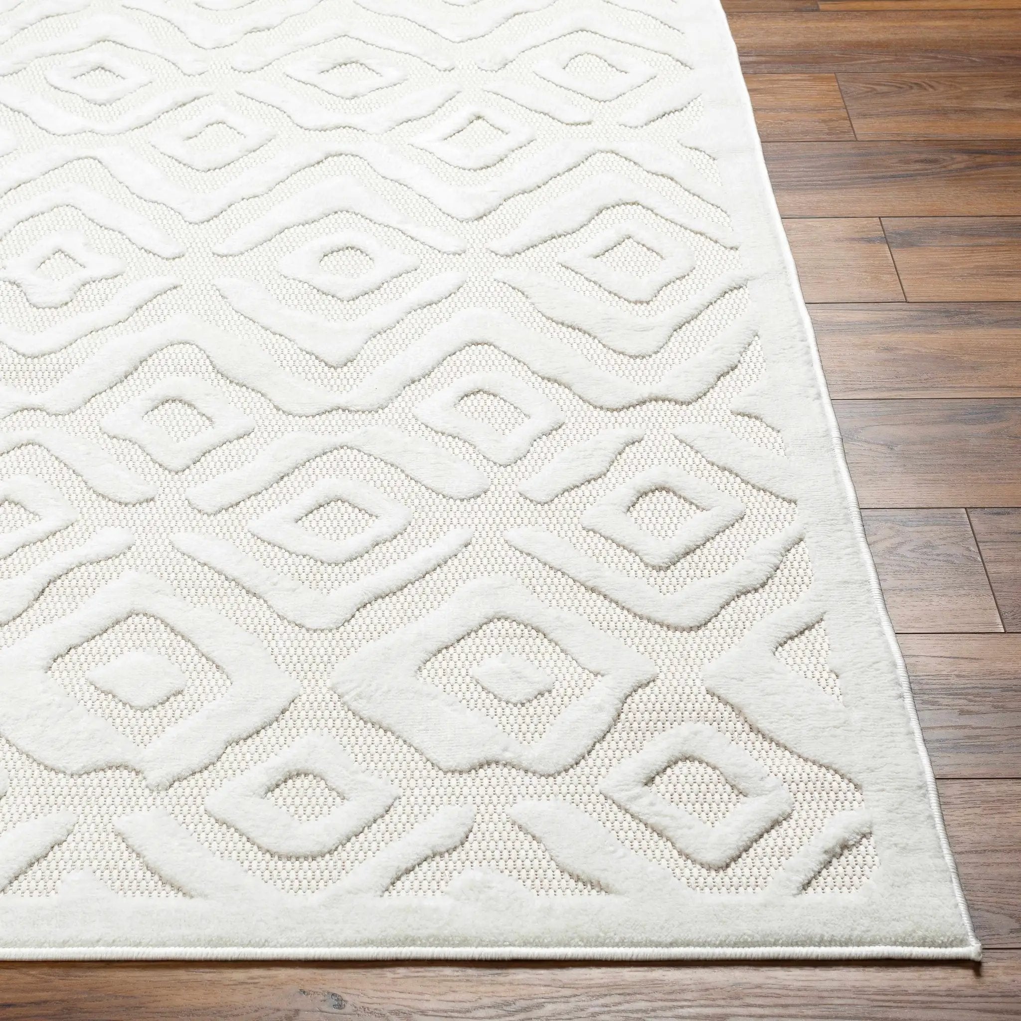Burl Cream Outdoor Rug - Clearance by Boutique Rugs