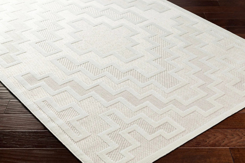 Diza Cream Outdoor Rug - Clearance by Boutique Rugs