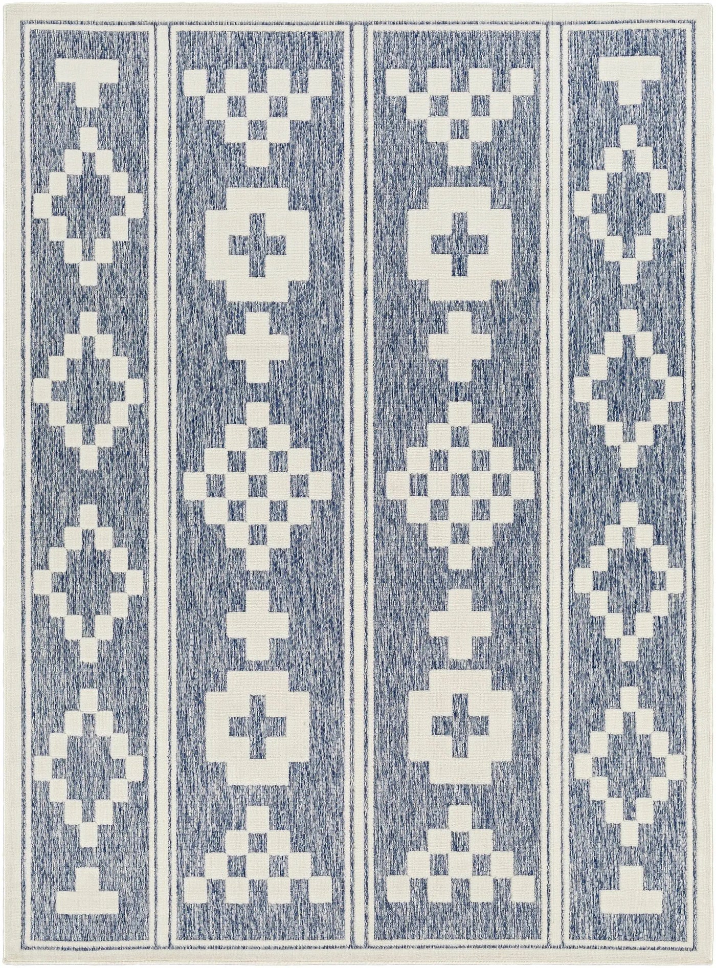 Hiro Blue Outdoor Rug - Clearance by Boutique Rugs