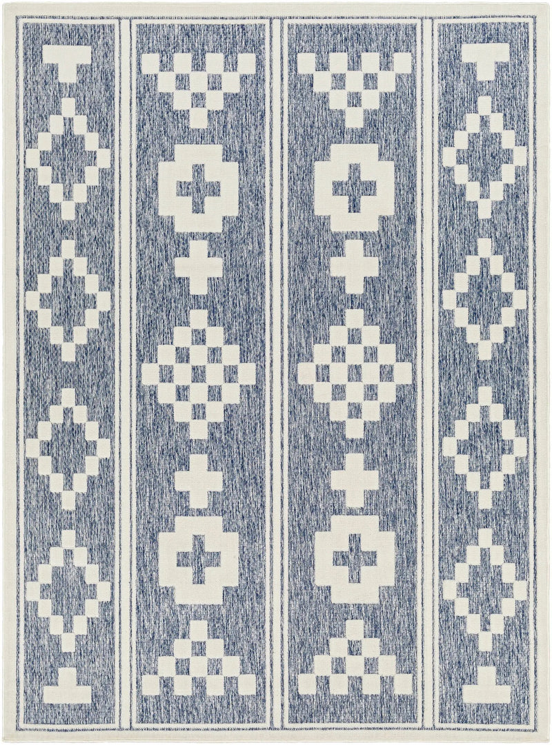 Hiro Blue Outdoor Rug - Clearance by Boutique Rugs