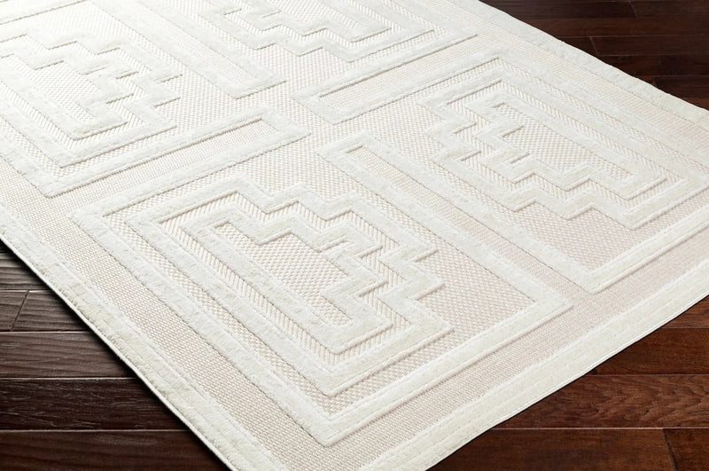 Yves Cream Outdoor Rug - Clearance by Boutique Rugs