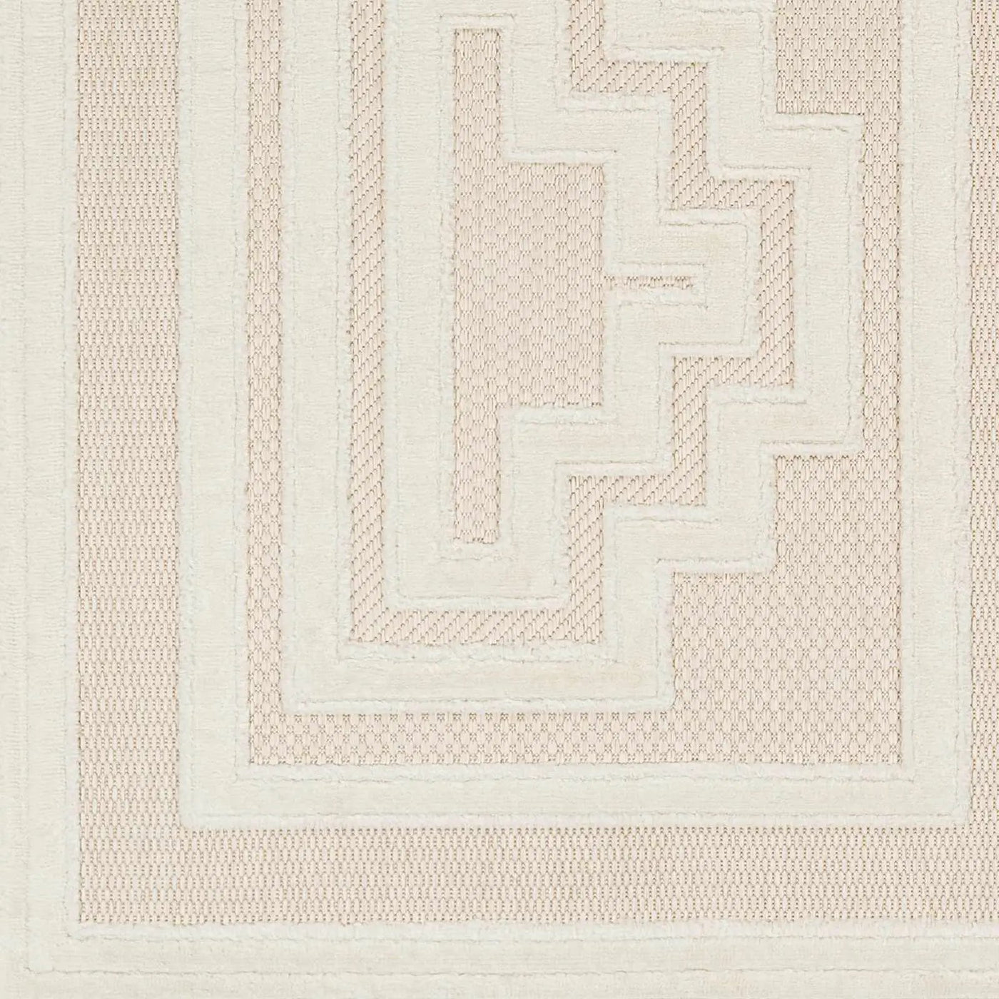 Yves Cream Outdoor Rug - Clearance by Boutique Rugs