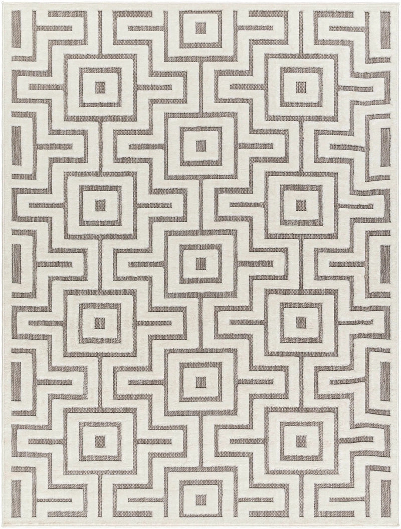 Zevi Beige Outdoor Rug - Clearance by Boutique Rugs