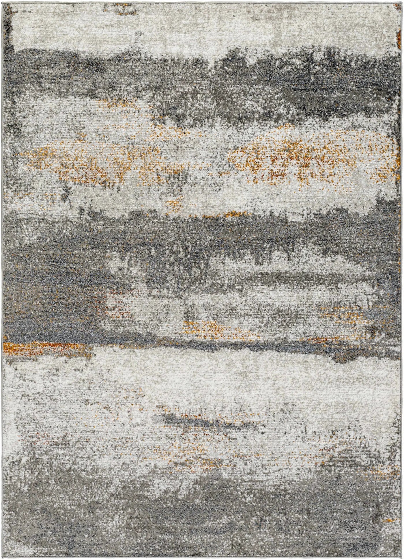 Adam Gray Abstract Area Rug - Clearance by Boutique Rugs