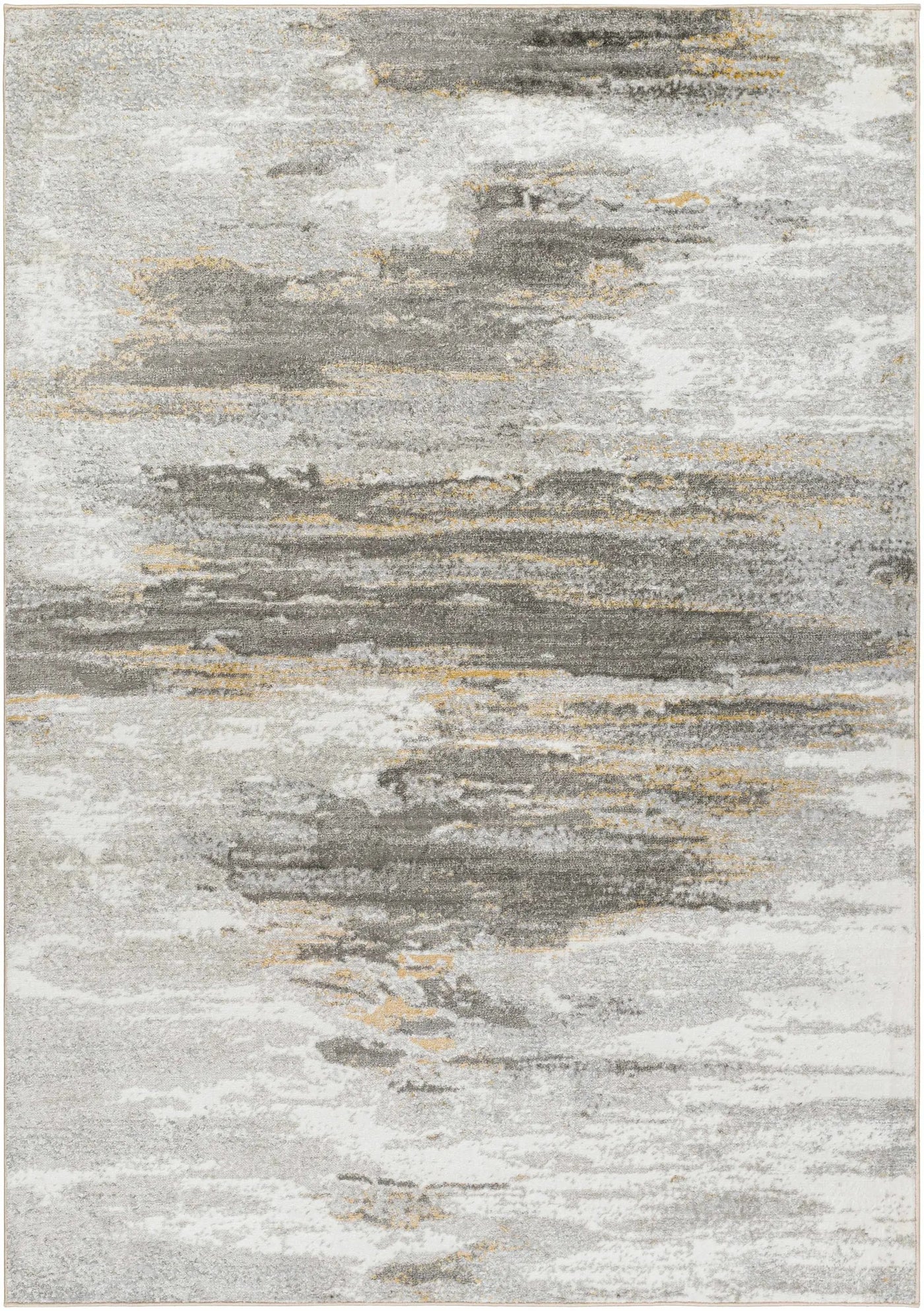 Derex Abstract Gray Rug by Boutique Rugs