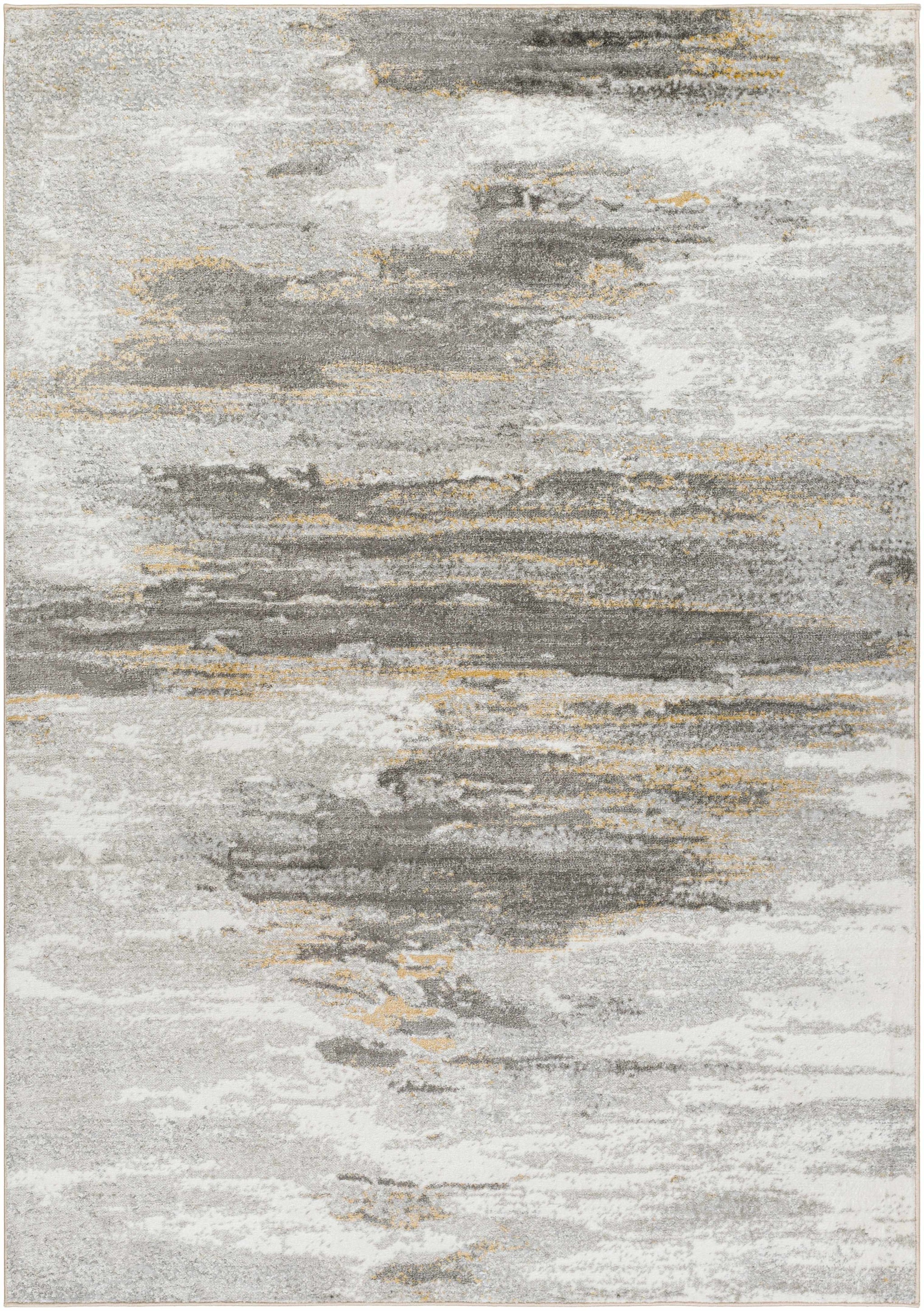 Derex Abstract Gray Rug by Boutique Rugs