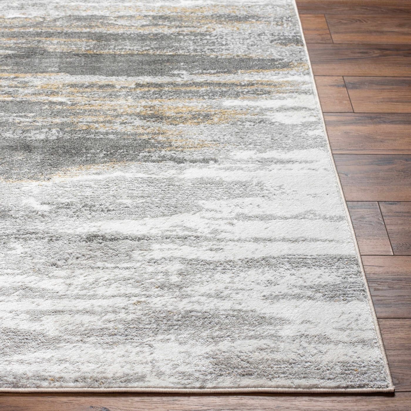 Derex Abstract Gray Rug by Boutique Rugs