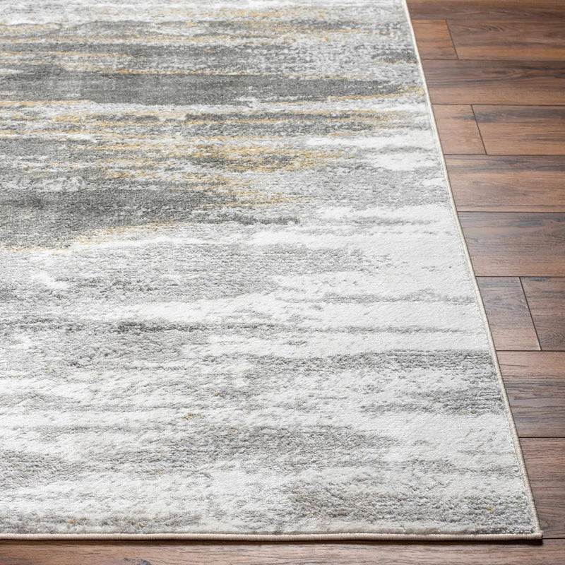 Derex Abstract Gray Rug by Boutique Rugs