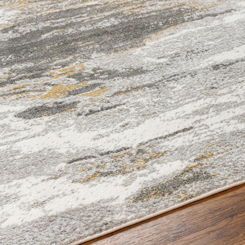 Derex Abstract Gray Rug by Boutique Rugs