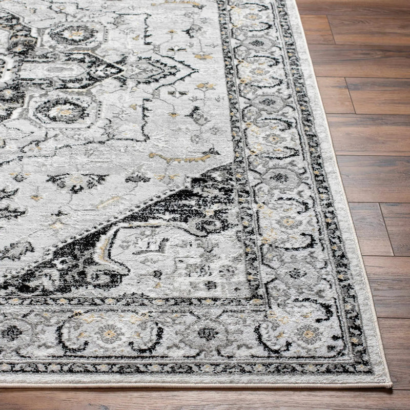 Gauri Gray Medallion Area Rug - Clearance by Boutique Rugs