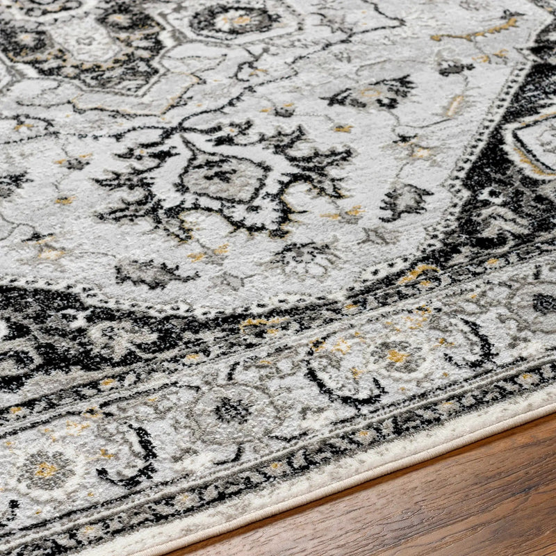 Gauri Gray Medallion Area Rug - Clearance by Boutique Rugs