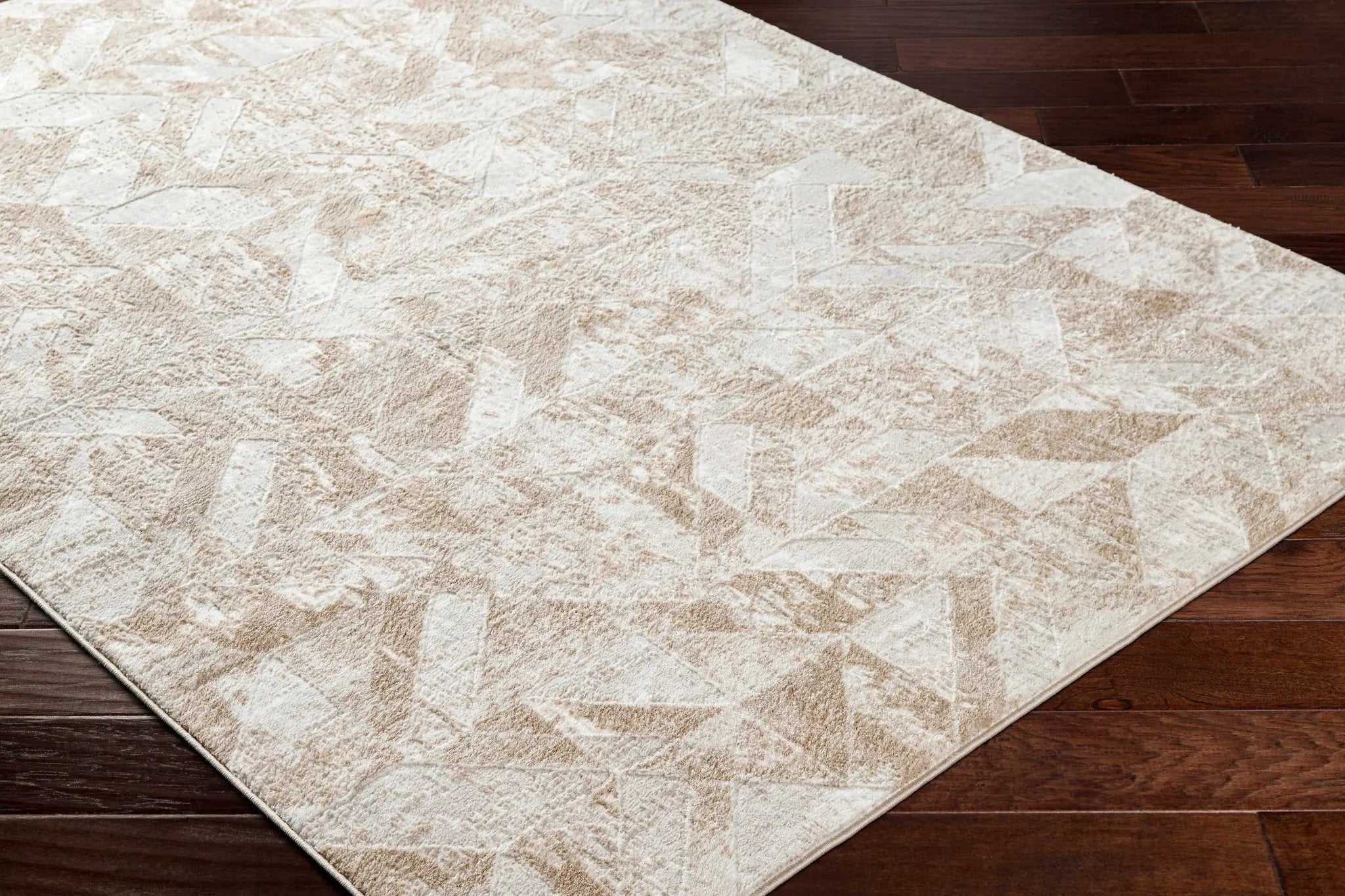 Gonca Gray Geometric Area Rug - Clearance by Boutique Rugs