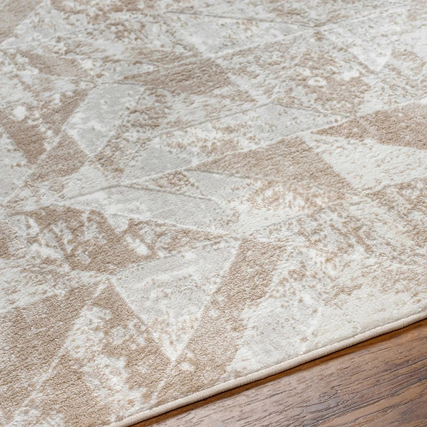 Gonca Gray Geometric Area Rug - Clearance by Boutique Rugs