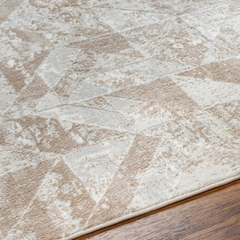 Gonca Gray Geometric Area Rug - Clearance by Boutique Rugs