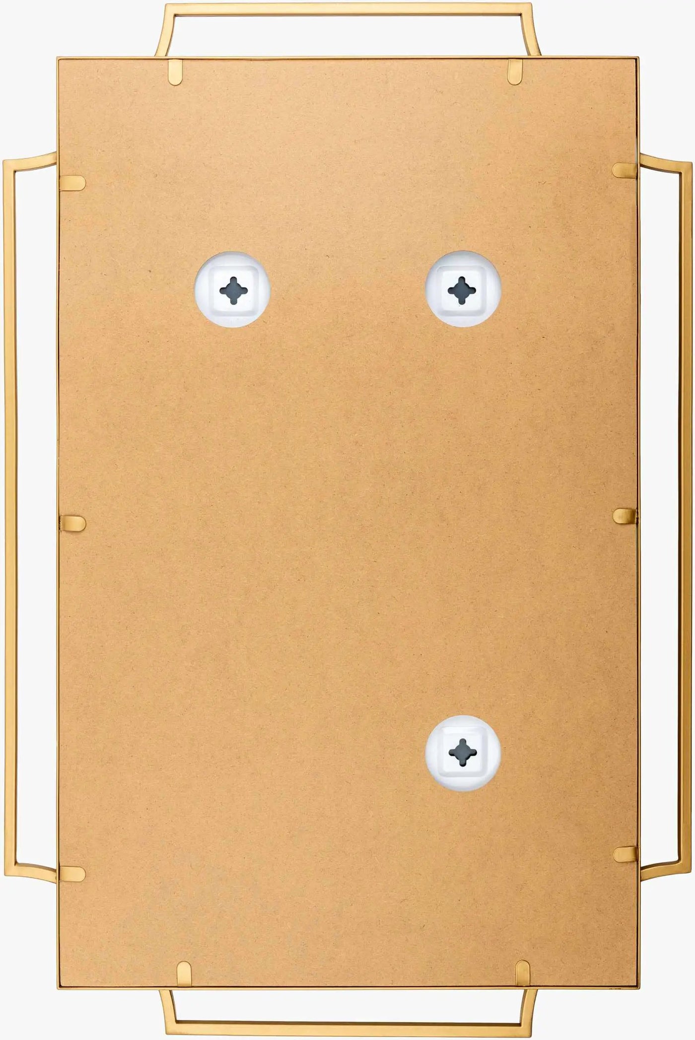 Golasecca Brass Frame Gold Mirror by Boutique Rugs