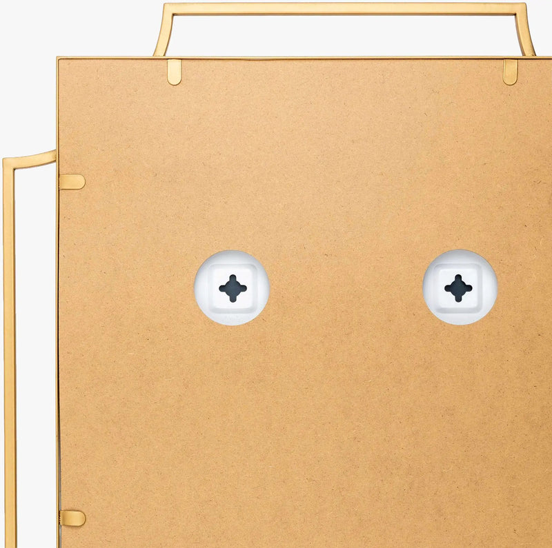 Golasecca Brass Frame Gold Mirror by Boutique Rugs