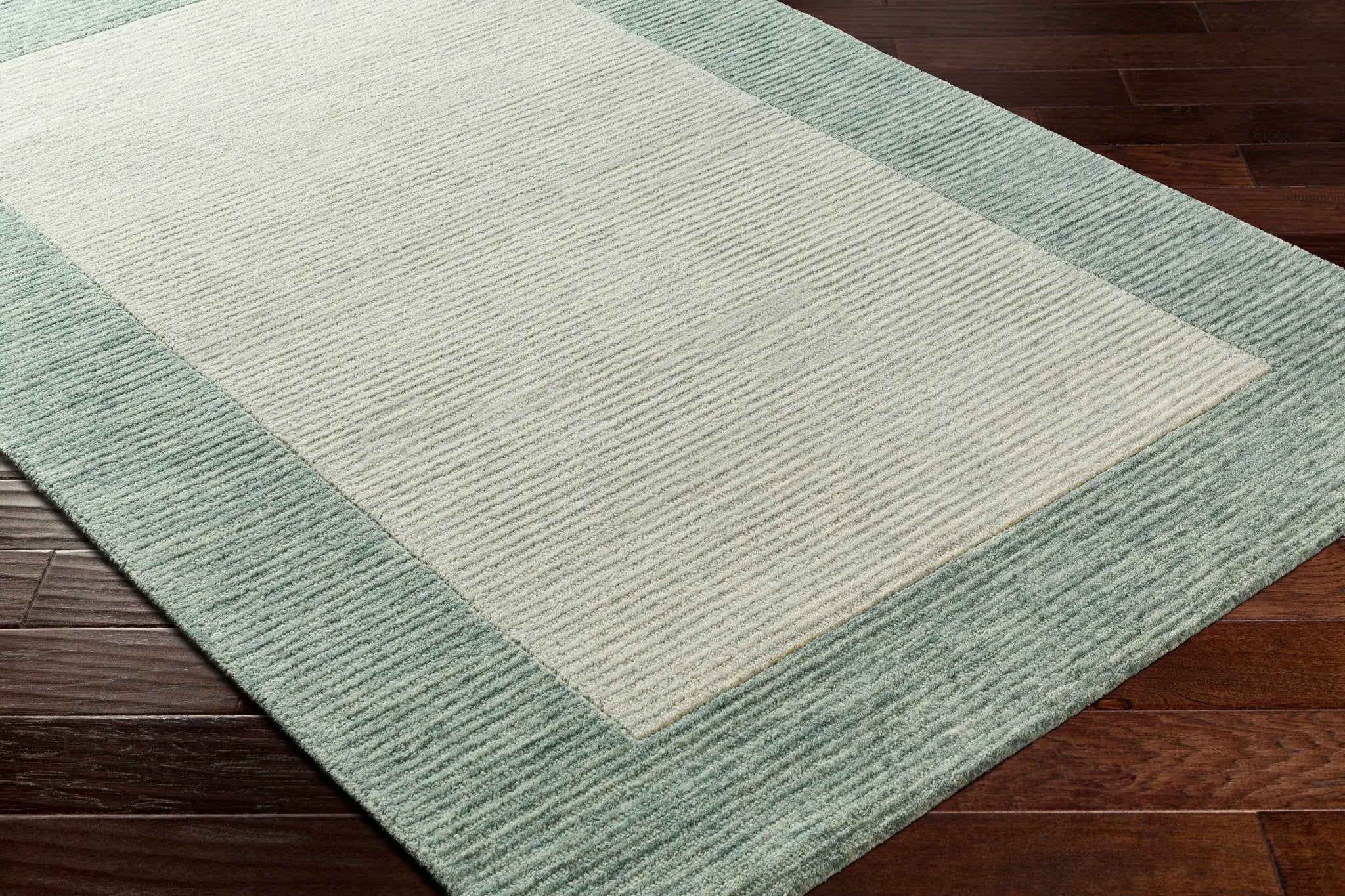 Amadi Green Wool Area Rug by Boutique Rugs