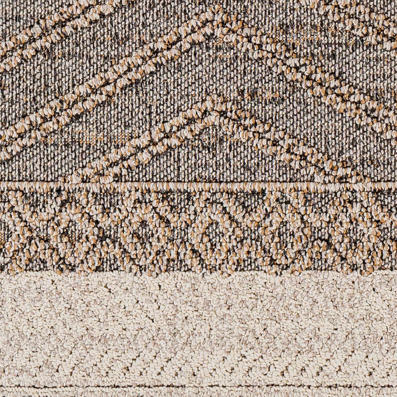 Beige Charcoal Areli Outdoor Area Rug by Boutique Rugs