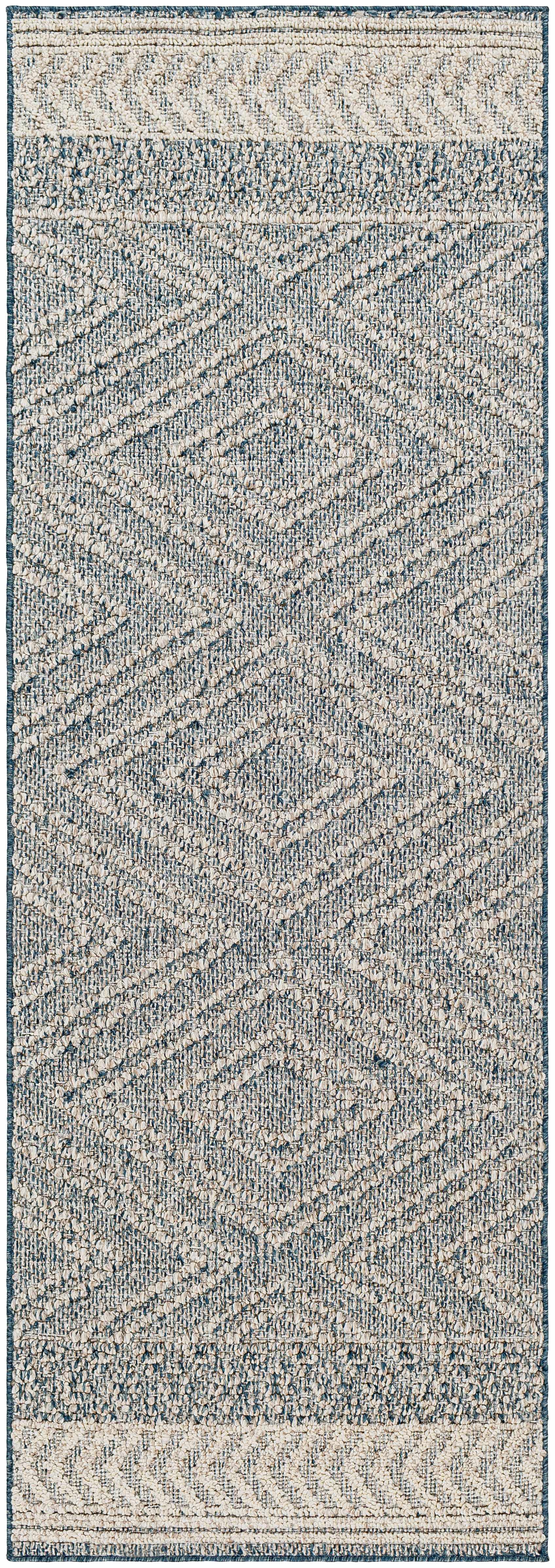 Blue Areli Outdoor Area Rug - Clearance by Boutique Rugs