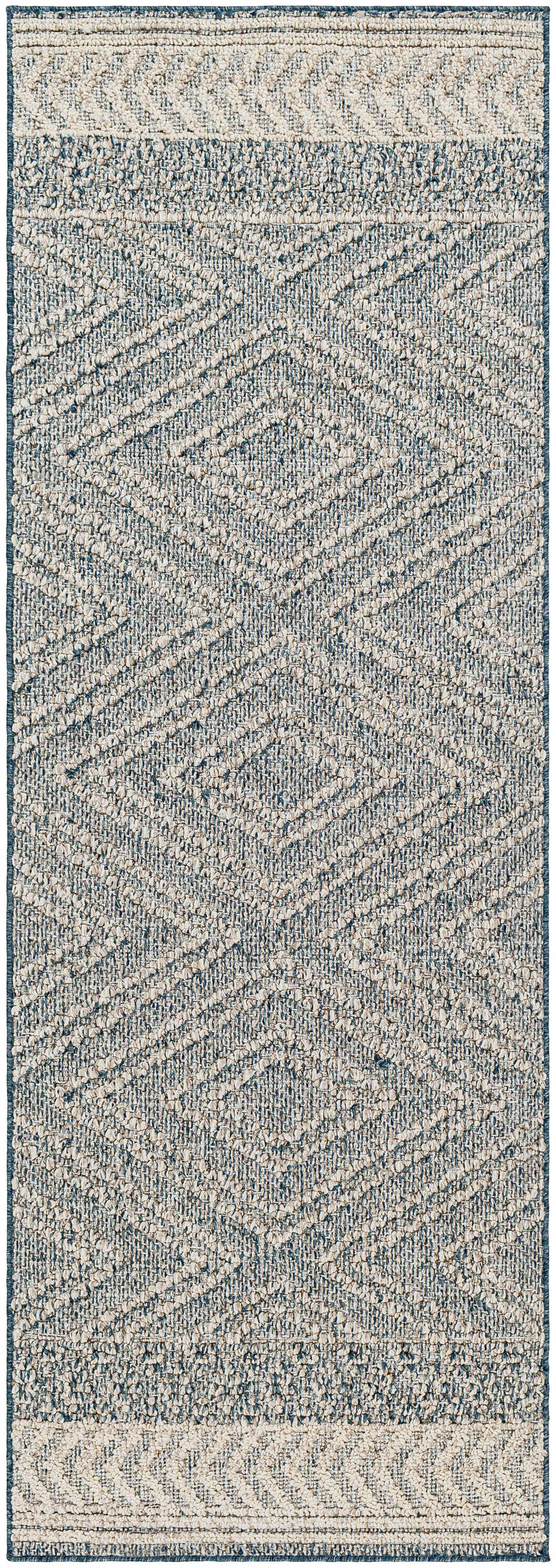 Blue Areli Outdoor Area Rug - Clearance by Boutique Rugs