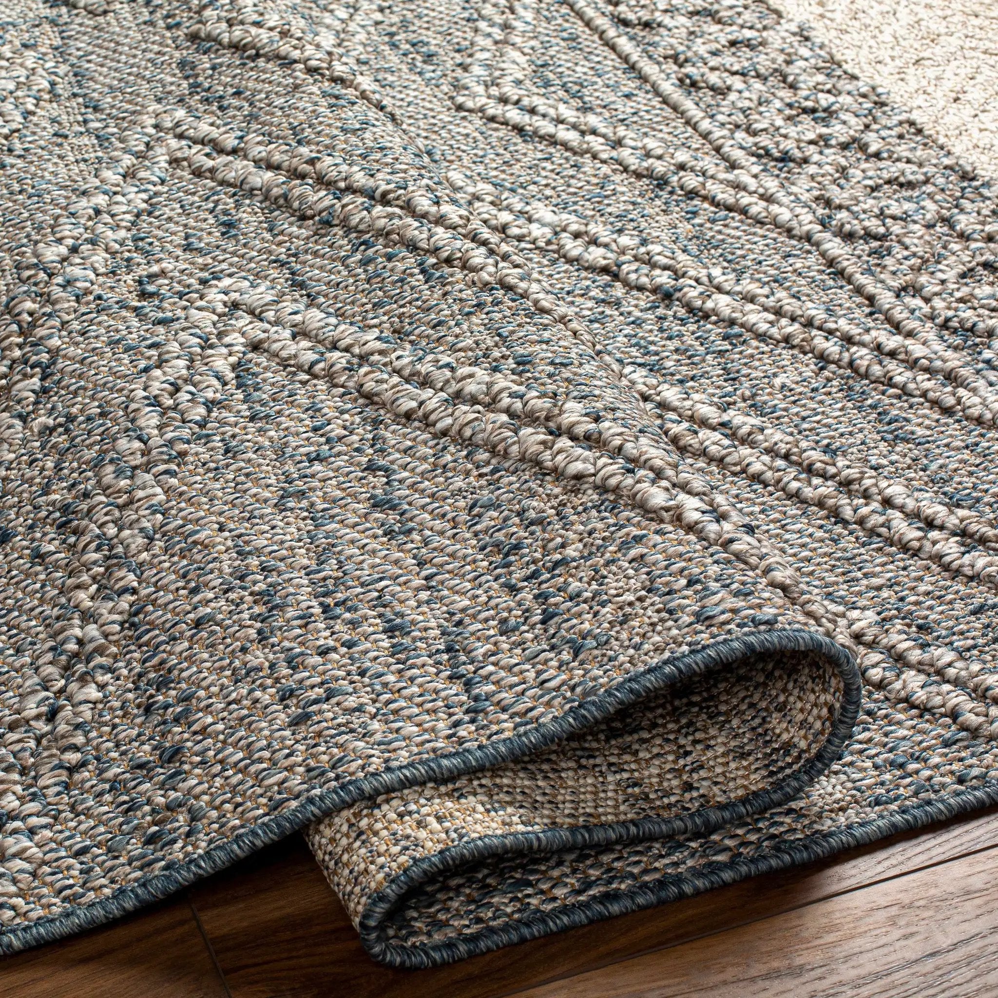 Blue Areli Outdoor Area Rug - Clearance by Boutique Rugs