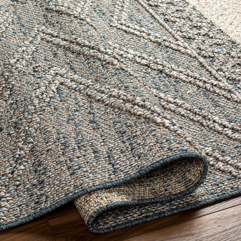 Blue Areli Outdoor Area Rug - Clearance by Boutique Rugs