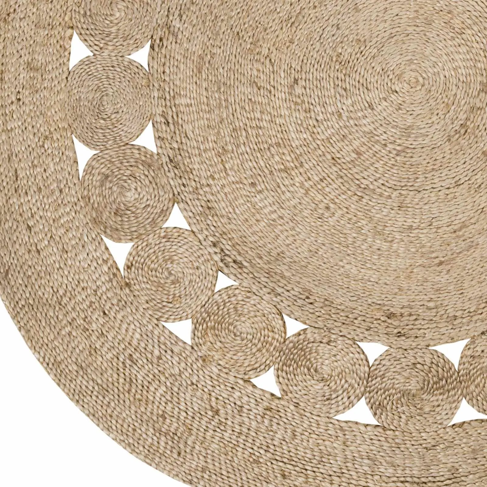 Stafford Round Jute Rug - Clearance by Boutique Rugs
