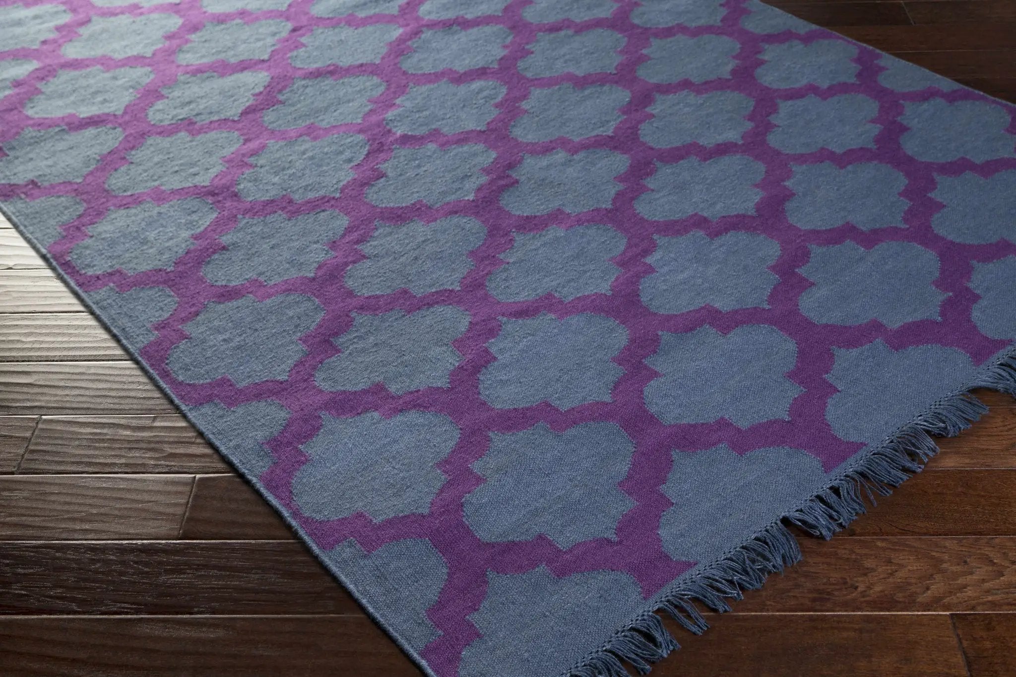 Stalham Purple Outdoor Rug - Clearance by Boutique Rugs