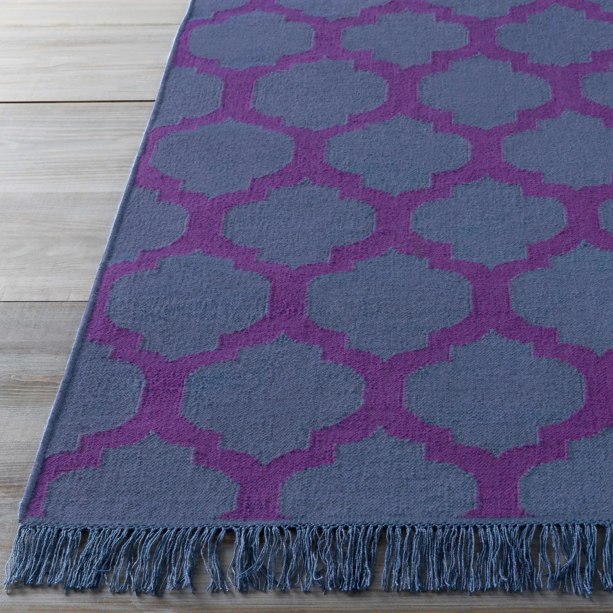 Stalham Purple Outdoor Rug - Clearance by Boutique Rugs